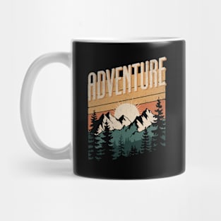 Adventure Mountain Sunset Nature Design Mug